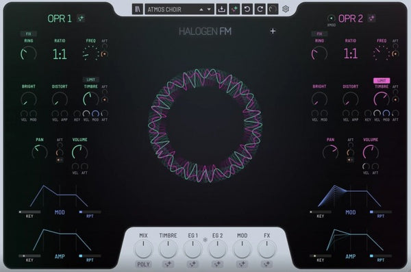 GForce Halogen FM 신디사이저